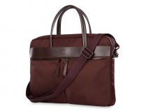 Knomo Hanover Slim Laptoptas tot 14 inch (Chestnut)