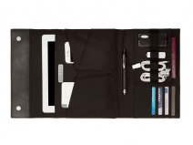 Knomo Knomad Air - Leren Tech Organiser (Zwart)