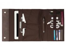 Knomo Knomad Air - Leren Tech Organiser (Bruin)