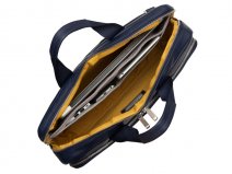 Knomo Newbury Brief - Leren Laptoptas 15 inch (Navy)