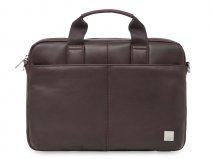 Knomo Stanford - Leren Laptoptas tot 13 inch (Bruin)