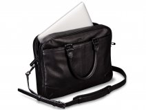 Sena Heritage Commuter Bag Zwart - 15 inch Leren Laptoptas