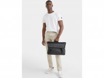 Tommy Hilfiger Established Messenger Laptoptas - Zwart