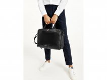 Tommy Hilfiger Metro Weekend Reis/Werk Laptoptas - Zwart