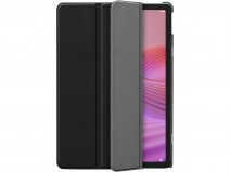 Just in Case Smart Trifold Bookcase Zwart - Lenovo Tab Hoesje