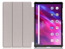 Smart Tri-Fold Bookcase Blauw - Lenovo Tab K10 Hoesje