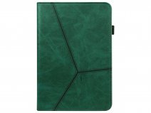 Geometric PU Folio Case Groen - Lenovo Tab M10 Plus (3e gen) Hoesje