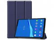 Smart Tri-Fold Bookcase Blauw - Lenovo Tab M10 Plus Hoesje