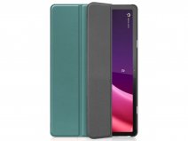 Smart Tri-Fold Bookcase Groen - Lenovo Tab P11 Gen 2 Hoesje