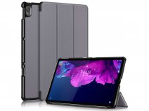 Smart Tri-Fold Bookcase Grijs - Lenovo Tab P11 (Plus) Hoesje