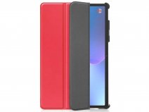 Smart Tri-Fold Bookcase Rood - Lenovo Tab P11 Pro Gen 2 Hoesje