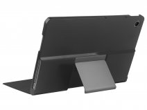 Just in Case Smart Trifold Bookcase Zwart - Lenovo Tab Plus Hoesje