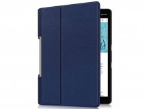 Smart Bi-Fold Bookcase Blauw - Lenovo Yoga Smart Tab Hoesje