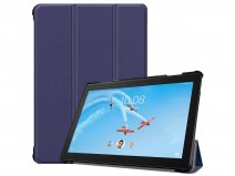 Smart Tri-Fold Bookcase Blauw - Lenovo Tab P10 Hoesje