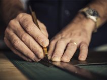 Greenwich Blake Leather Folio Arancia Orange - iPhone 17 Pro Max Hoesje