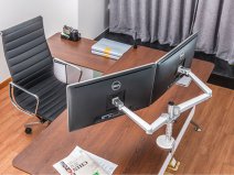 Monitor Arm Dubbel - 2 Beeldschermen - Aluminium MA3