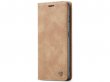 CaseMe Vintage BookCase Tan Bruin - OnePlus 10 Pro hoesje