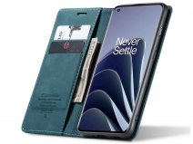 CaseMe Vintage BookCase Groen - OnePlus 10 Pro hoesje