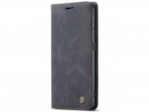 CaseMe Vintage BookCase Zwart - OnePlus 10 Pro hoesje