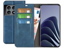 Just in Case Slim Wallet Case Blauw - OnePlus 10 Pro hoesje