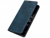 Just in Case Slim Wallet Case Blauw - OnePlus 10T hoesje