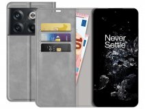 Just in Case Slim Wallet Case Grijs - OnePlus 10T hoesje