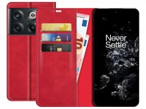 Just in Case Slim Wallet Case Rood - OnePlus 10T hoesje