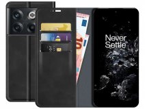 Just in Case Slim Wallet Case Zwart - OnePlus 10T hoesje