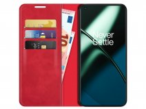 Just in Case Slim Wallet Case Rood - OnePlus 11 hoesje