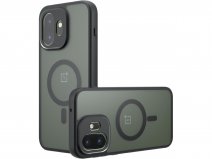 CaseMania OnePlus 15T hoesje MagSafe Qi2 Frosted Case Zwart