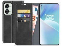 Just in Case Slim Wallet Case Zwart - OnePlus Nord 2T hoesje