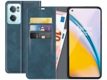 Just in Case Slim Wallet Case Blauw - OnePlus Nord CE 2 5G hoesje