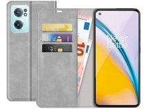 Just in Case Slim Wallet Case Grijs - OnePlus Nord CE 2 5G hoesje