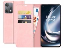 Just in Case Slim Wallet Case Roze - OnePlus Nord CE 2 Lite 5G hoesje