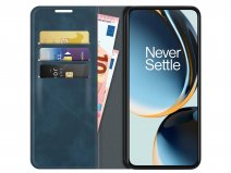 Just in Case Slim Wallet Case Donkerblauw - OnePlus Nord CE 3 Lite hoesje