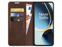 Just in Case Slim Wallet Case Bruin - OnePlus Nord CE 3 Lite hoesje