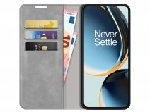 Just in Case Slim Wallet Case Grijs - OnePlus Nord CE 3 Lite hoesje