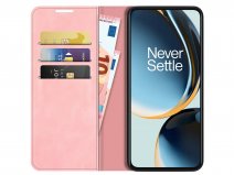 Just in Case Slim Wallet Case Roze - OnePlus Nord CE 3 Lite hoesje