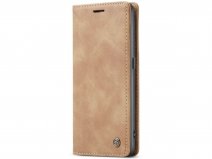 CaseMe Vintage BookCase Tan Bruin - OnePlus Nord N20 5G hoesje