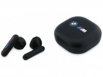 BMW M Tricolor Wireless EarPods Zwart - Bluetooth Draadloze Oordopjes