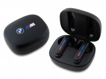 BMW M Tricolor Wireless EarPods Zwart - Bluetooth Draadloze Oordopjes