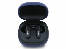 BMW Wireless EarPods PU Leer Blauw - Bluetooth Oordopjes Draadloos