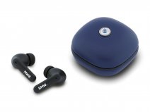 BMW Wireless EarPods PU Leer Blauw - Bluetooth Oordopjes Draadloos