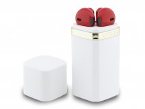 Guess Lipstick True Wireless Earbuds Bluetooth Oordopjes Wit