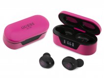 Guess Wireless Earbuds Magenta - Bluetooth Oordopjes met LED Charging Case