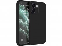 CaseBoutique Camera Cover TPU Case Zwart - Oppo A6 hoesje