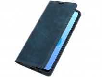 Just in Case Slimfit Wallet Case Blauw - Oppo A76 hoesje