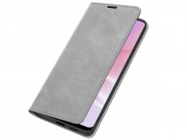 Just in Case Slimfit Wallet Case Grijs - Oppo A77 hoesje