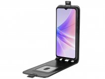 Just in Case Flip Case Zwart - Oppo A77 hoesje