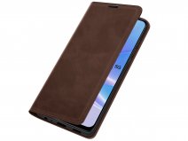 Just in Case Slim Wallet Case Bruin - Oppo A78 5G hoesje